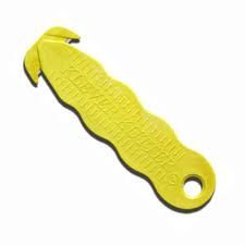 Knife, Klever Kutter, Dual Hook Design, Yellow - Knives & Blades